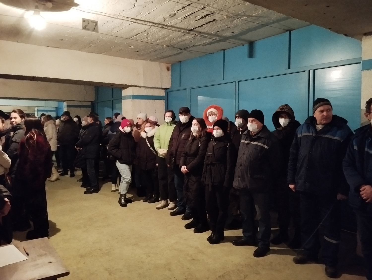 Учения на территории ОАО "Витязь". Действия при поступлении сигнала "Внимание всем"!