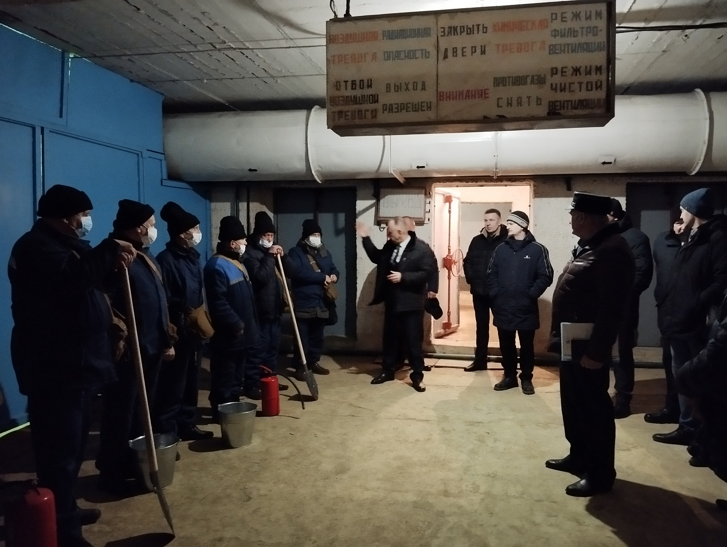 Учения на территории ОАО "Витязь". Действия при поступлении сигнала "Внимание всем"!