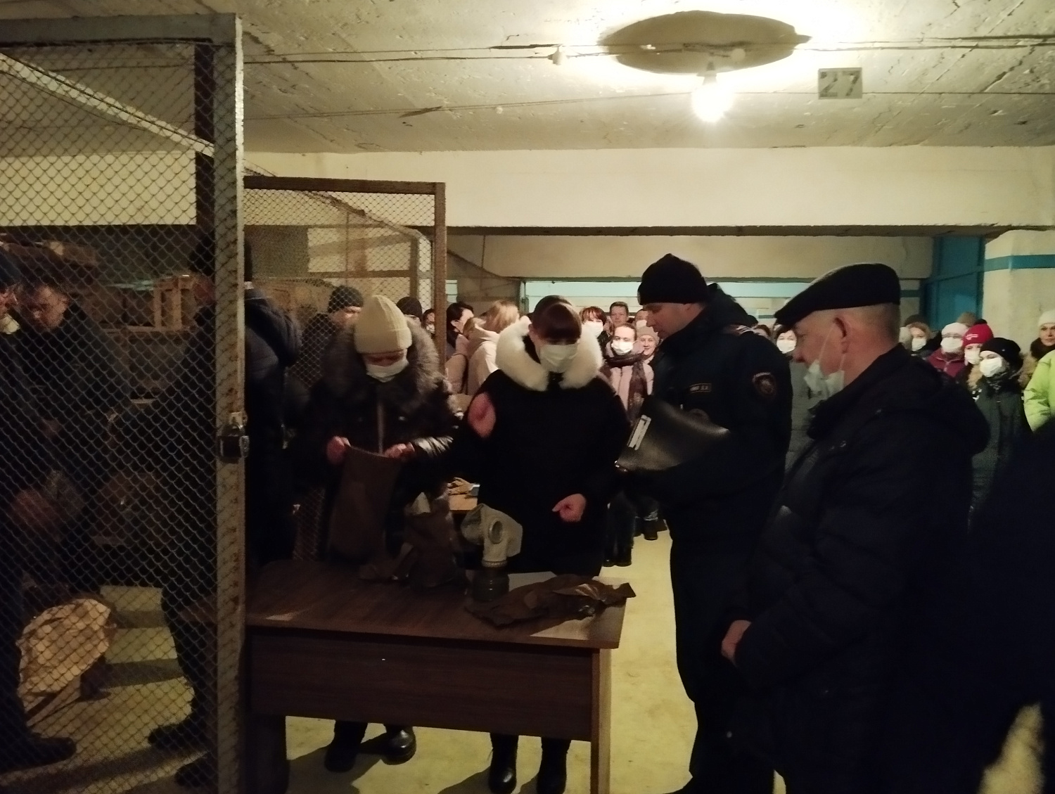 Учения на территории ОАО "Витязь". Действия при поступлении сигнала "Внимание всем"!