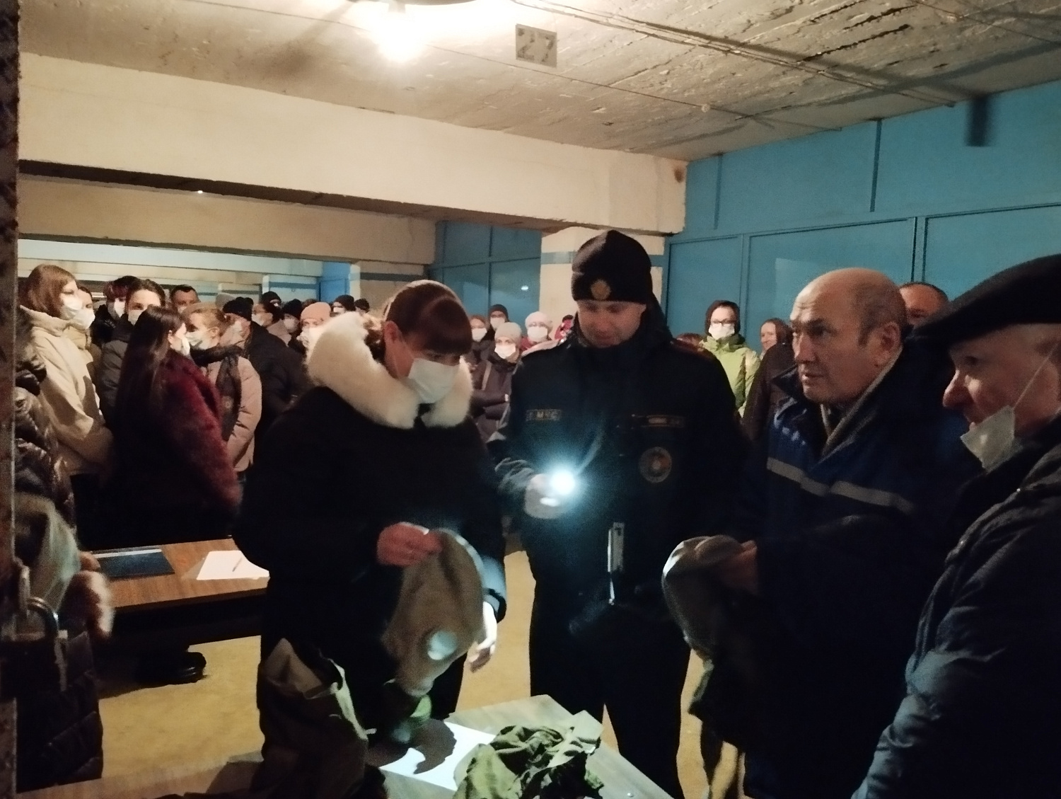 Учения на территории ОАО "Витязь". Действия при поступлении сигнала "Внимание всем"!