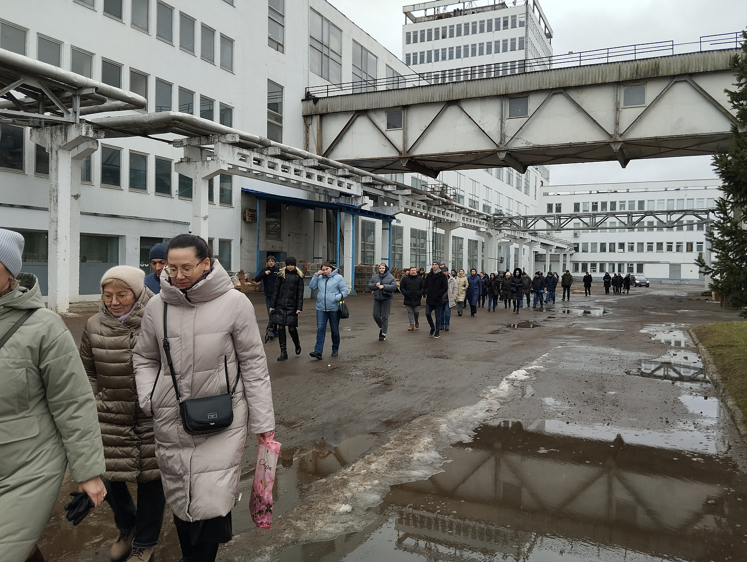 Учения на территории ОАО "Витязь". Действия при поступлении сигнала "Внимание всем"!